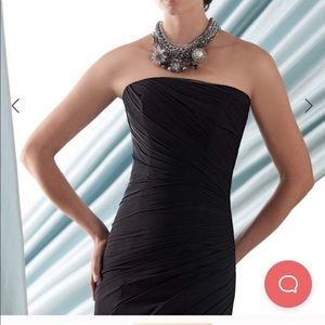 Montage by Mon Cheri Ruched Wedding Evening Gown